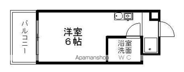 長谷川ビル矢田南(ワンルーム/3階)の間取り写真