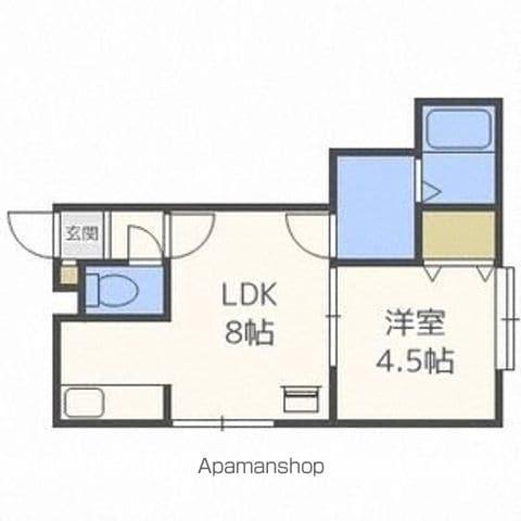 クラシックⅢ(1LDK/2階)の間取り写真