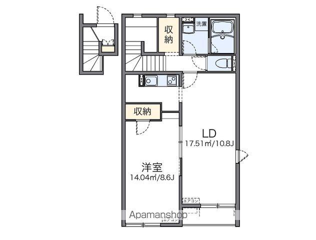 レオネクストルーチェ(1LDK/2階)の間取り写真