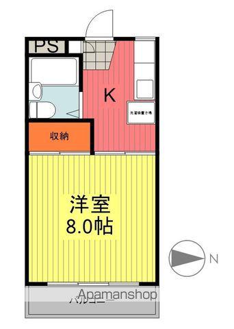 クレール ヒロ(1K/5階)の間取り写真