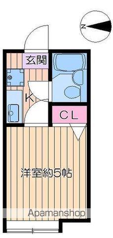 アーバンハイツ(1K/1階)の間取り写真