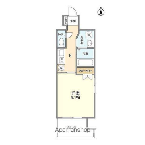 エルメディオ千種(1K/9階)の間取り写真