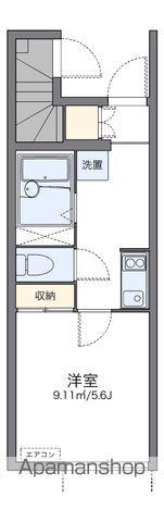 レオネクストルミエール北沢(1K/1階)の間取り写真