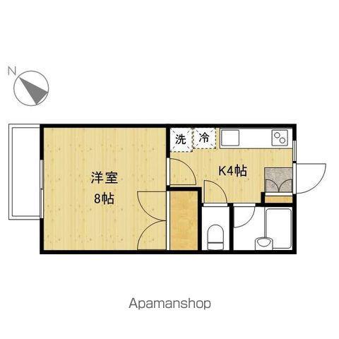 パークハイム松本(1K/1階)の間取り写真