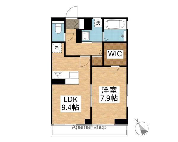 CHAPA(1LDK/2階)の間取り写真