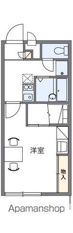 レオパレスルース(1K/2階)の間取り写真
