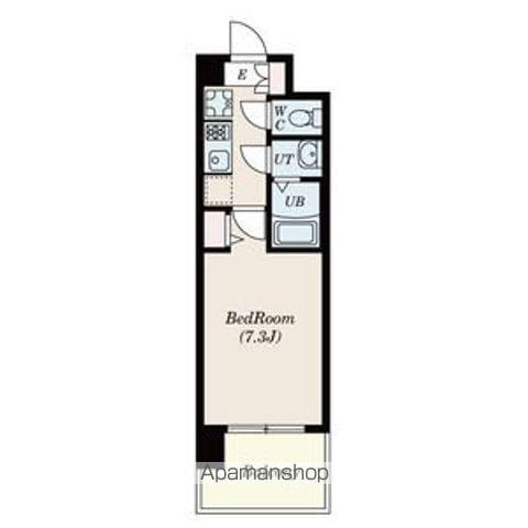 S-FORT大須観音(1K/12階)の間取り写真