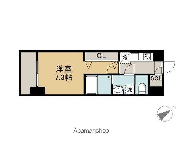 S-RESIDENCE名駅南(1K/4階)の間取り写真