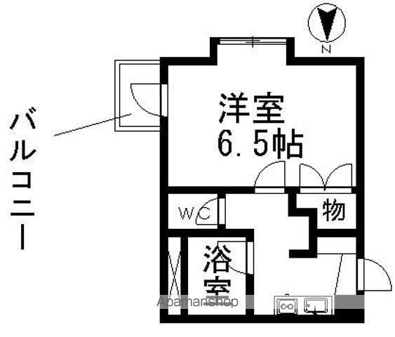 パレ千郷(1K/5階)の間取り写真