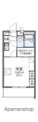レオパレスエンゼル松原(1K/2階)の間取り写真