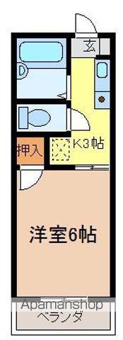 アーバンのりさだ(1K/3階)の間取り写真