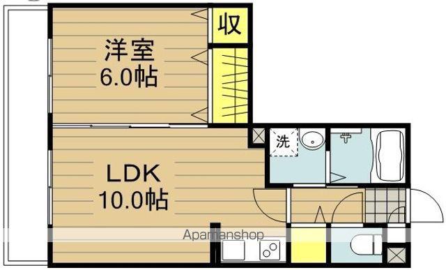 AVANCE TODA(1LDK/2階)の間取り写真