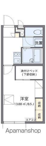レオパレスSPA(1K/2階)の間取り写真