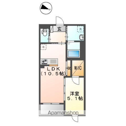 東大泉6丁目マンション工事(1LDK/2階)の間取り写真