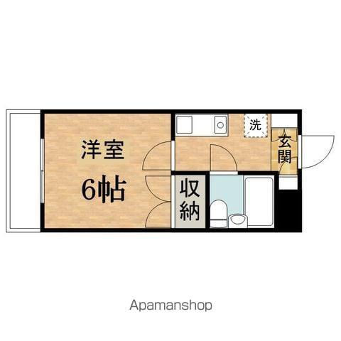 サンライズ永山(1K/2階)の間取り写真