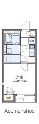 レオネクストアメニティささきの(1K/1階)の間取り写真