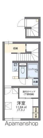 レオパレスプリート(1K/2階)の間取り写真