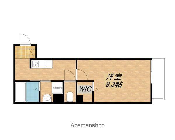 メゾン・ド・シャルトル(1K/1階)の間取り写真