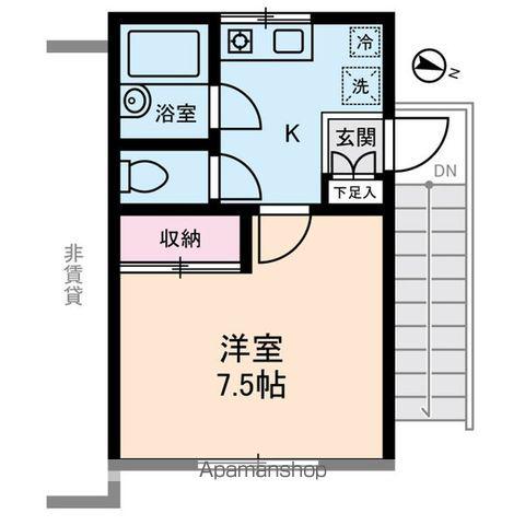 ハイムムラタ(1K/2階)の間取り写真