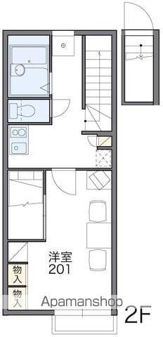 レオパレスしまなみ(1K/2階)の間取り写真