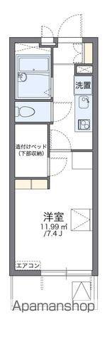 レオパレスひまわり(1K/3階)の間取り写真