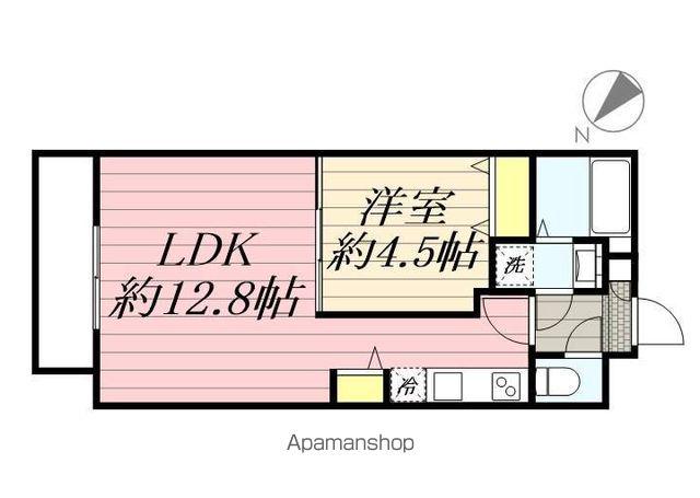 コネクトパークヒルズ八千代台(1LDK/5階)の間取り写真