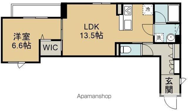 ディグニティー(1LDK/2階)の間取り写真