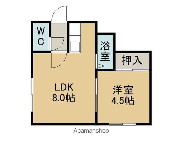 タウンコーポ5(1LDK/1階)の間取り写真
