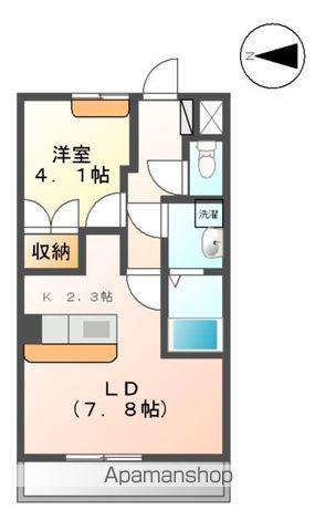 LIFE STAGE MF(1LDK/1階)の間取り写真
