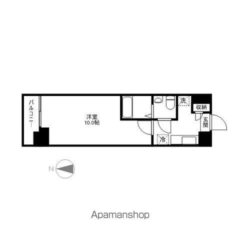 ISM栄(1K/11階)の間取り写真