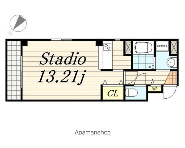 金太郎ヒルズ8(1K/3階)の間取り写真