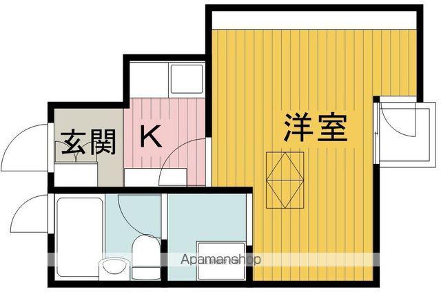 ライオンズマンション豊中第二(1K/1階)の間取り写真