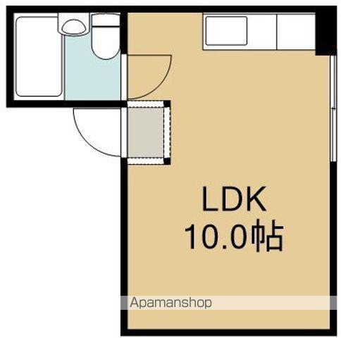 エイトビル(ワンルーム/3階)の間取り写真