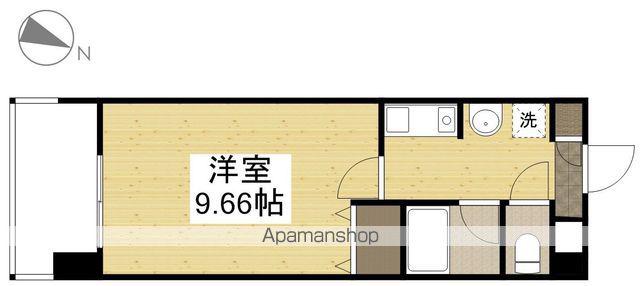 コーポラス伊福(1K/5階)の間取り写真
