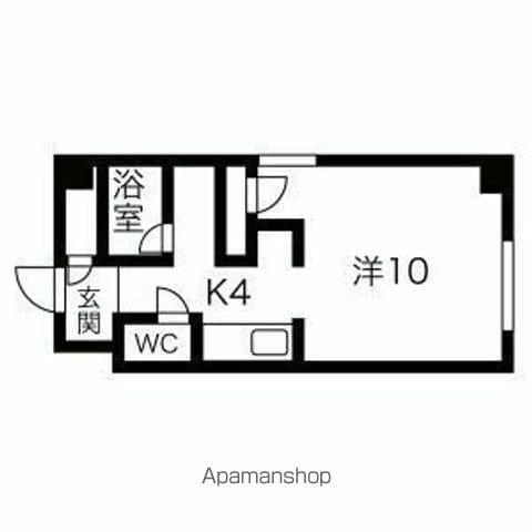 ユートピア清田32(1K/2階)の間取り写真