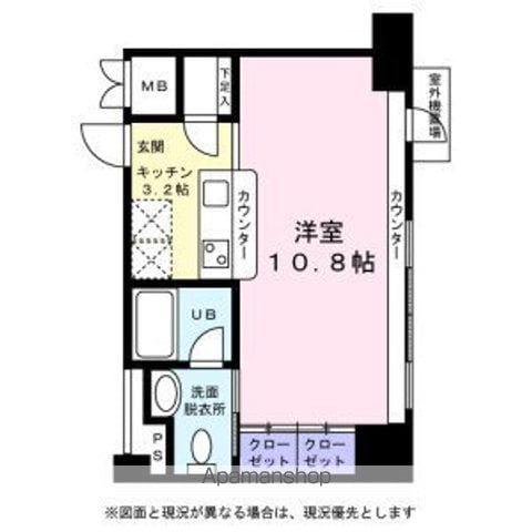 KDXレジデンス東桜Ⅰ(ワンルーム/3階)の間取り写真