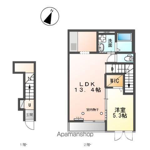 ANJUUREI(1LDK/2階)の間取り写真