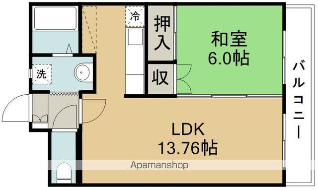 南小泉ビル(1LDK/2階)の間取り写真