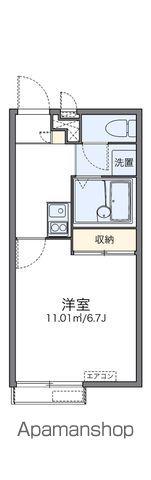 レオパレスローズ(1K/2階)の間取り写真