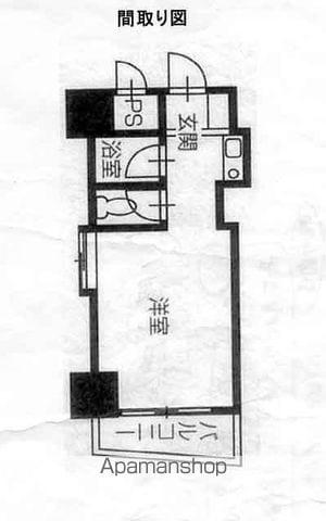 ベルメール原田町(ワンルーム/8階)の間取り写真