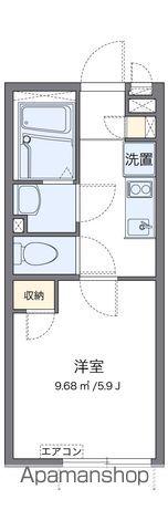 レオネクストアンジェ(1K/2階)の間取り写真