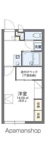 レオパレスアスターナ(1K/1階)の間取り写真