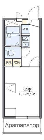 レオパレスリエール(1K/1階)の間取り写真