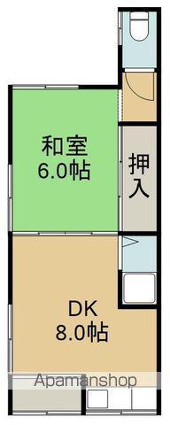 きよの荘(1DK/1階)の間取り写真