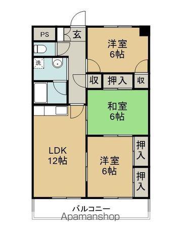 アマデトワール 1.2(3LDK/3階)の間取り写真