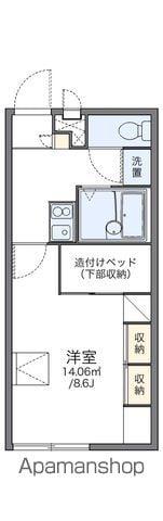 レオパレスMIC(1K/2階)の間取り写真