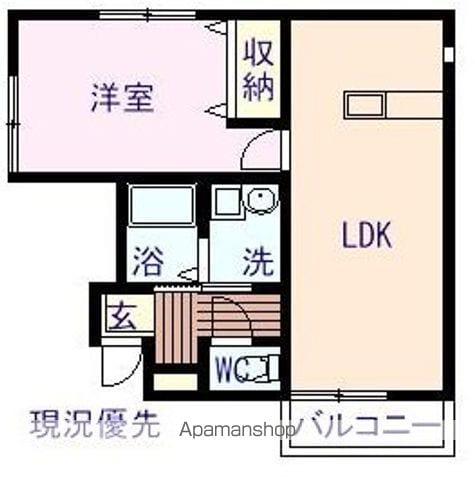 ジョイフルライフサトウE棟(1LDK/1階)の間取り写真