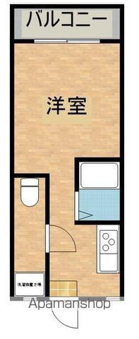 第5永吉ビル清水ハイツ(1K/4階)の間取り写真