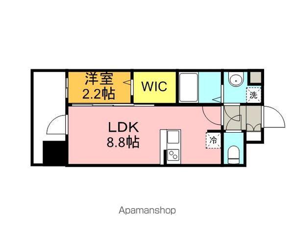 グランフォーレ箱崎プレミア(1LDK/9階)の間取り写真