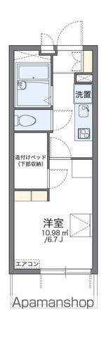レオパレス南観音町(1K/4階)の間取り写真